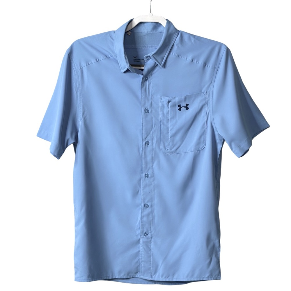Under Armour 1369306 Outdoor Fishing Hiking Light Blue Mens Small